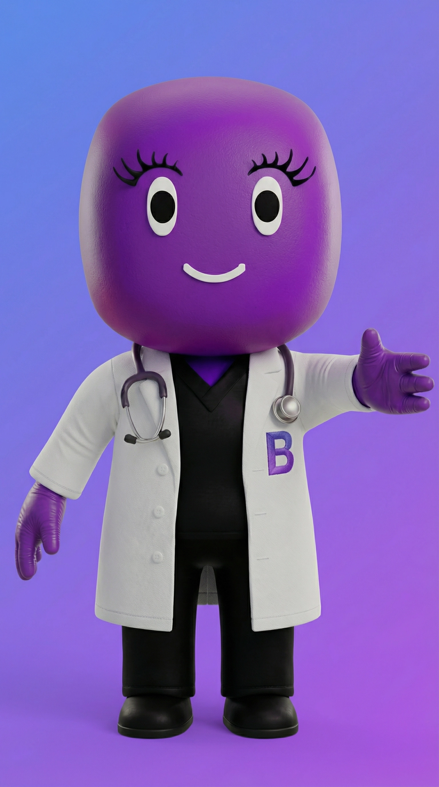 Blend mascot nurse