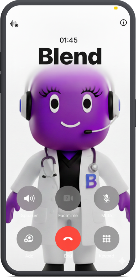 Tell Blend your goal